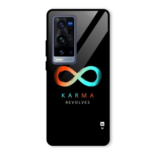 Karma Revolves Glass Back Case for Vivo X60 Pro Plus