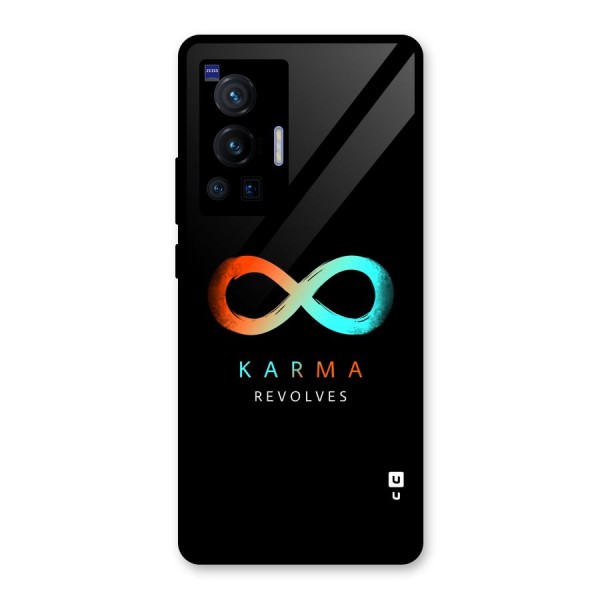 Karma Revolves Glass Back Case for Vivo X70 Pro