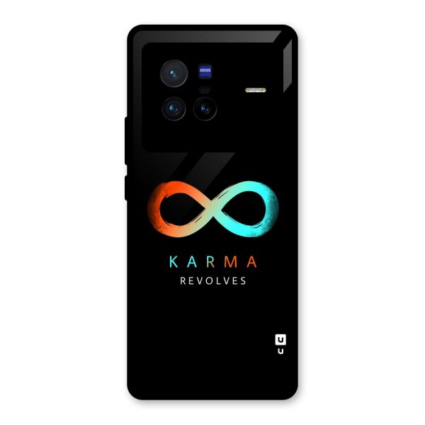 Karma Revolves Glass Back Case for Vivo X80