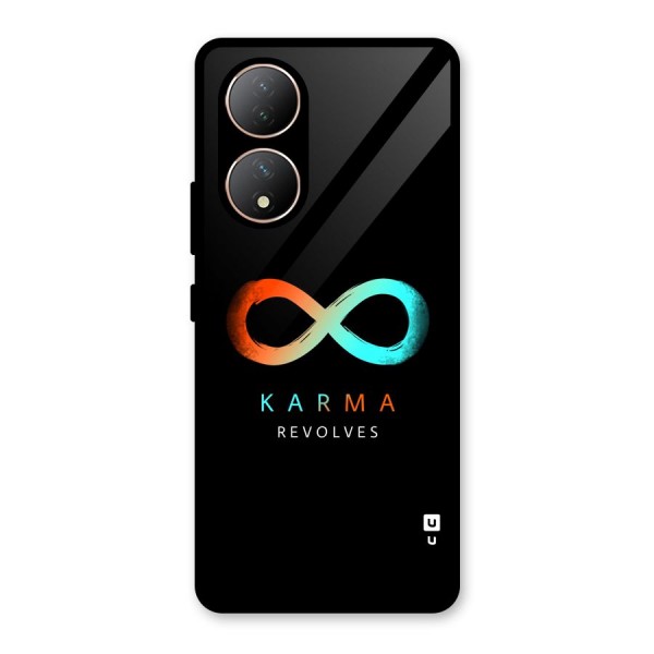 Karma Revolves Glass Back Case for Vivo Y100A