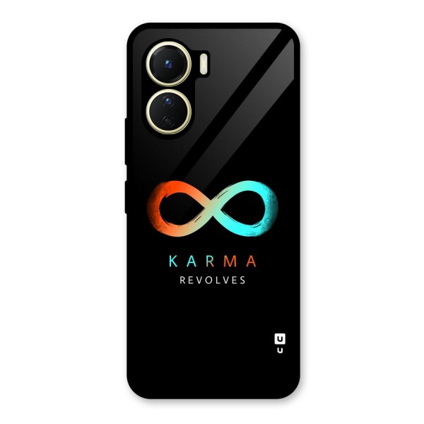 Karma Revolves Glass Back Case for Vivo Y56