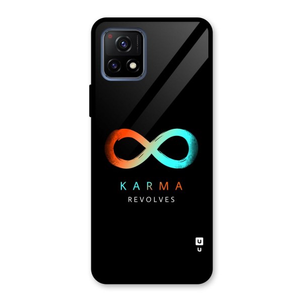 Karma Revolves Glass Back Case for Vivo Y72 5G