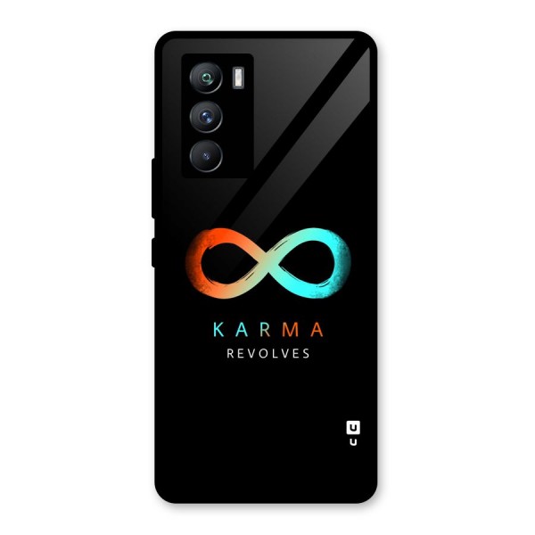 Karma Revolves Glass Back Case for Vivo iQOO 9 SE