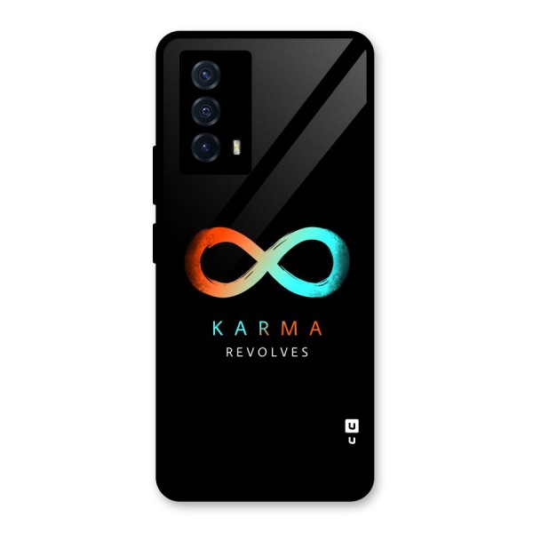 Karma Revolves Glass Back Case for Vivo iQOO Z5