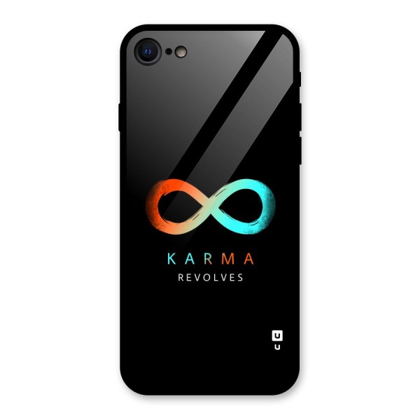 Karma Revolves Glass Back Case for iPhone 8