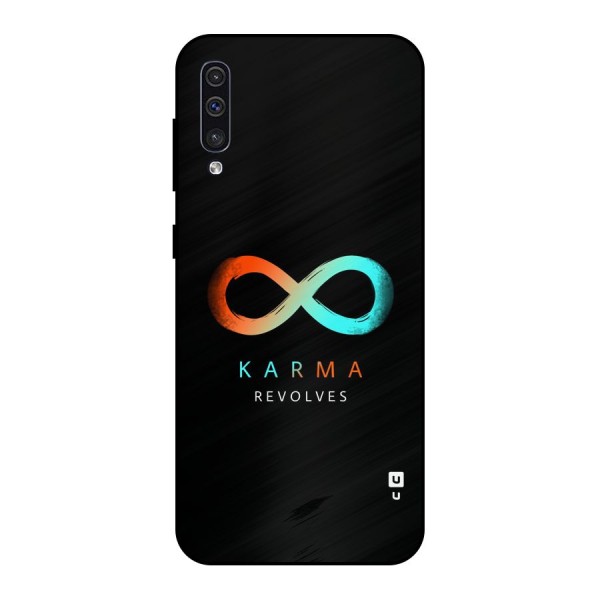 Karma Revolves Metal Back Case for Galaxy A50