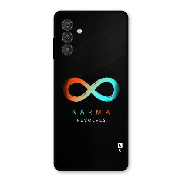 Karma Revolves Metal Back Case for Galaxy F13