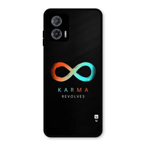 Karma Revolves Metal Back Case for Moto G73