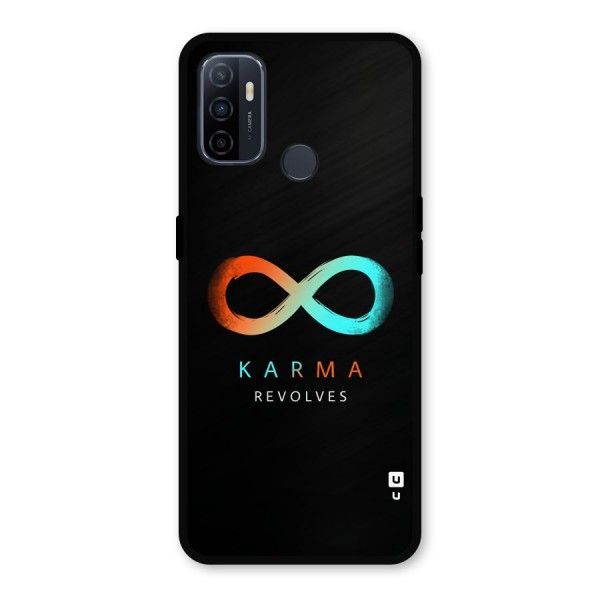 Karma Revolves Metal Back Case for Oppo A53