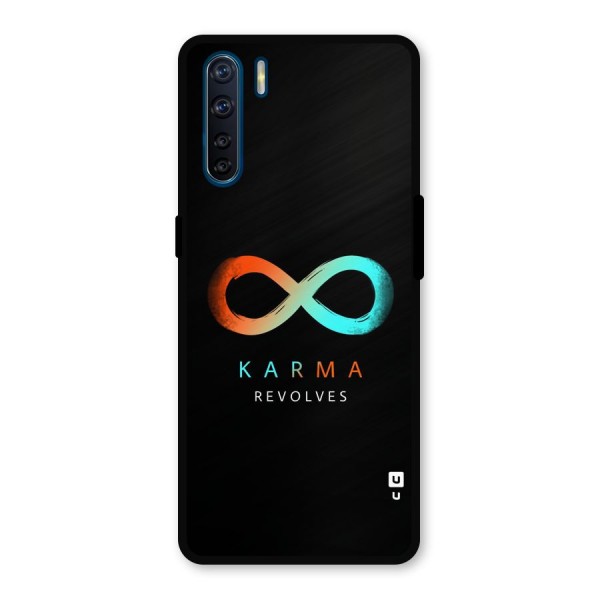 Karma Revolves Metal Back Case for Oppo F15