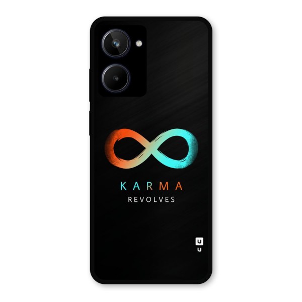 Karma Revolves Metal Back Case for Realme 10