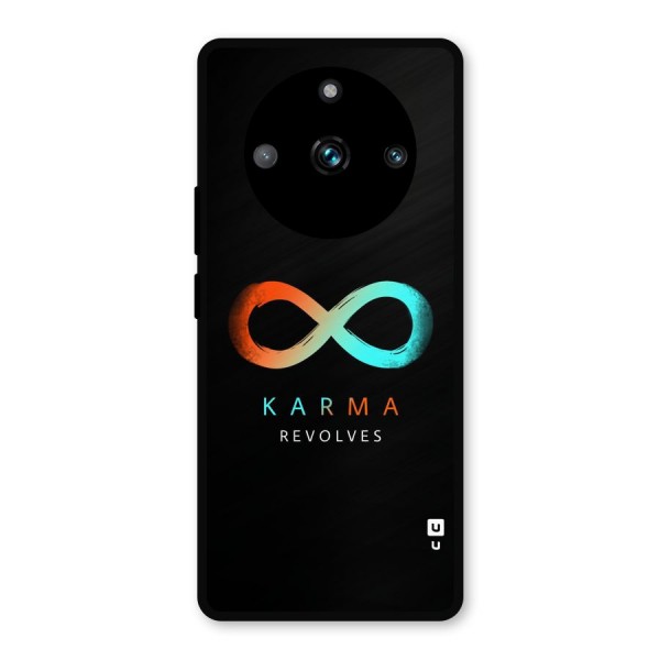 Karma Revolves Metal Back Case for Realme 11 Pro