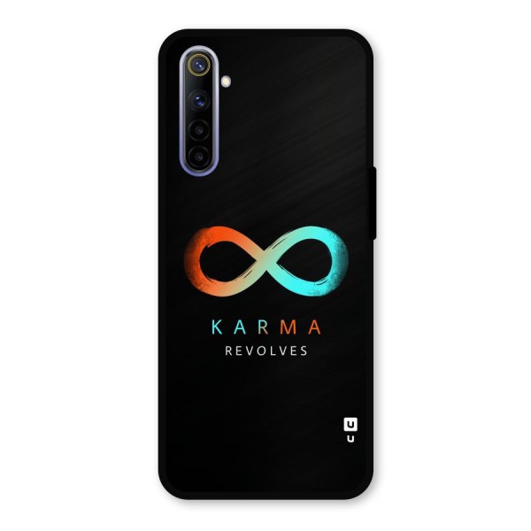 Karma Revolves Metal Back Case for Realme 6