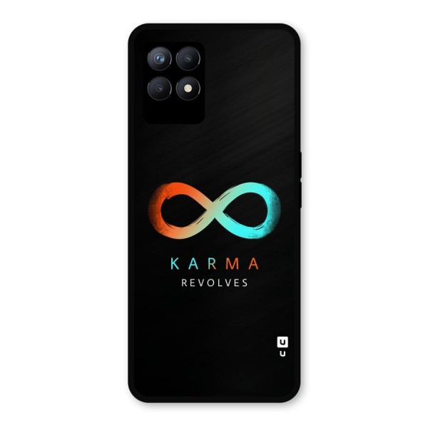 Karma Revolves Metal Back Case for Realme 8i