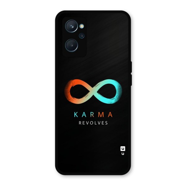 Karma Revolves Metal Back Case for Realme 9i