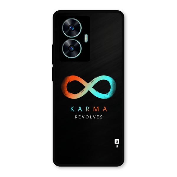 Karma Revolves Metal Back Case for Realme C55