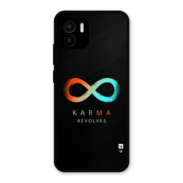 Karma Revolves Metal Back Case for Redmi A2