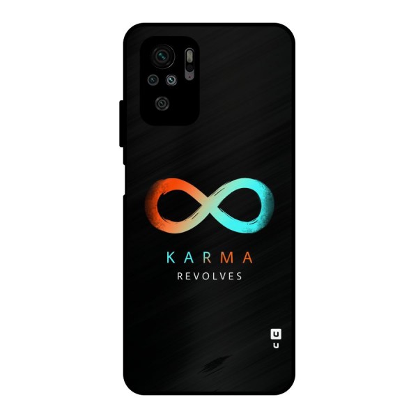 Karma Revolves Metal Back Case for Redmi Note 10