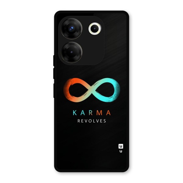 Karma Revolves Metal Back Case for Tecno Camon 20