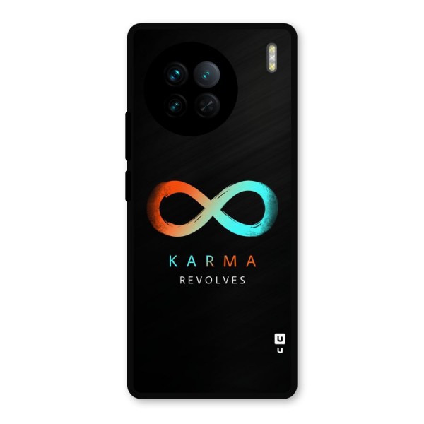 Karma Revolves Metal Back Case for Vivo X90