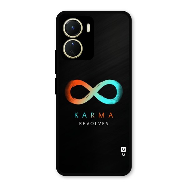 Karma Revolves Metal Back Case for Vivo Y56