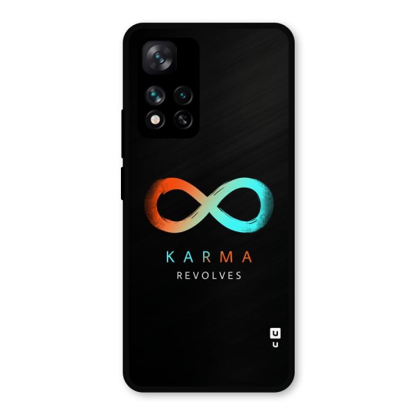 Karma Revolves Metal Back Case for Xiaomi 11i Hypercharge 5G