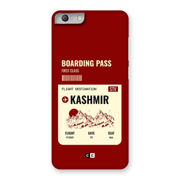 Kashmir Boarding Pass Back Case for Canvas Knight 2