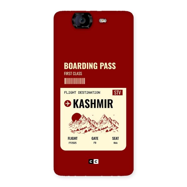 Kashmir Boarding Pass Back Case for Canvas Knight A350