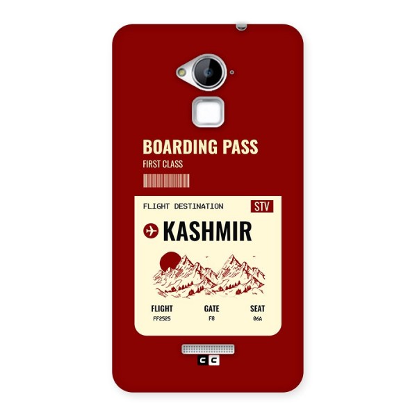 Kashmir Boarding Pass Back Case for Coolpad Note 3