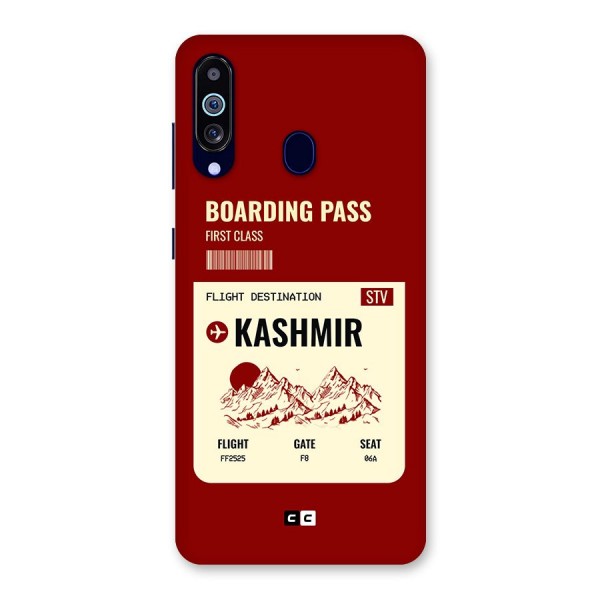 Kashmir Boarding Pass Back Case for Galaxy A60