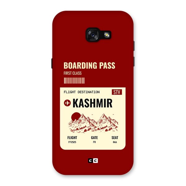 Kashmir Boarding Pass Back Case for Galaxy A7 (2017)