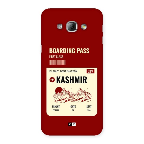 Kashmir Boarding Pass Back Case for Galaxy A8