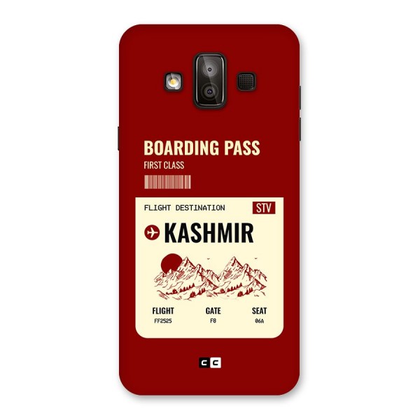 Kashmir Boarding Pass Back Case for Galaxy J7 Duo