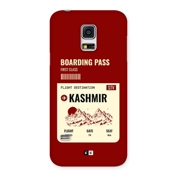 Kashmir Boarding Pass Back Case for Galaxy S5 Mini