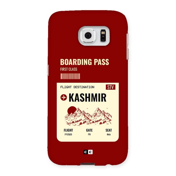 Kashmir Boarding Pass Back Case for Galaxy S6