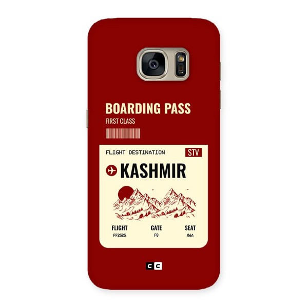 Kashmir Boarding Pass Back Case for Galaxy S7