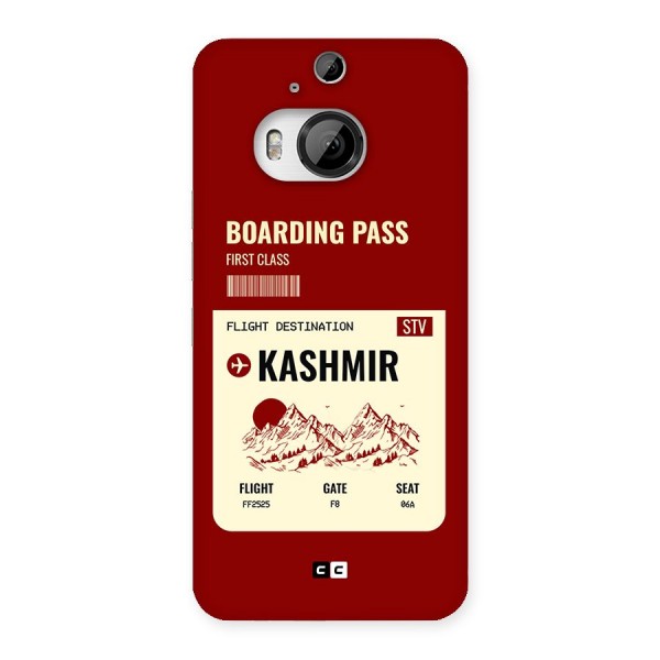 Kashmir Boarding Pass Back Case for HTC One M9 Plus