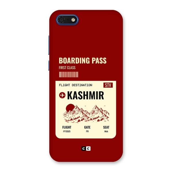 Kashmir Boarding Pass Back Case for Honor 7s