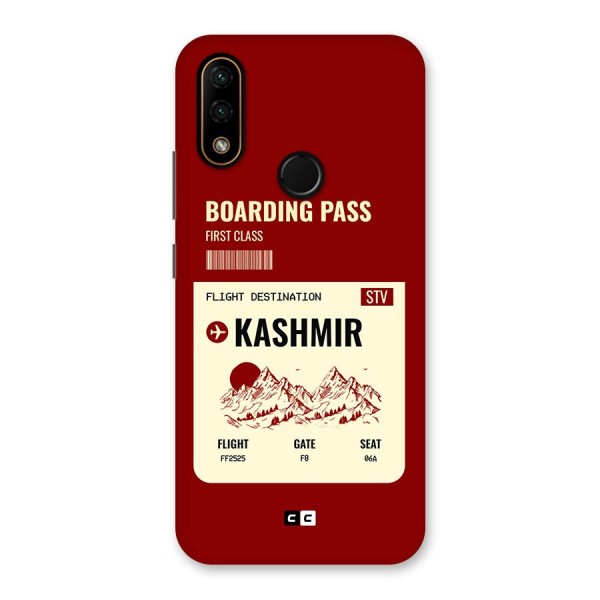 Kashmir Boarding Pass Back Case for Lenovo A6 Note