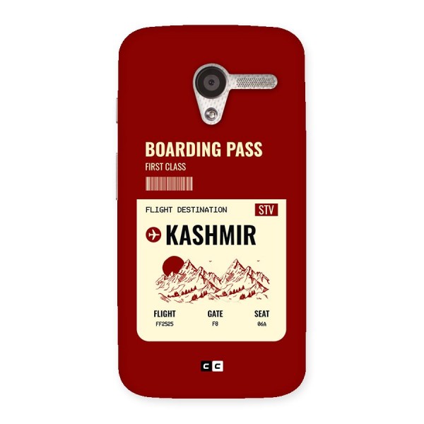Kashmir Boarding Pass Back Case for Moto X