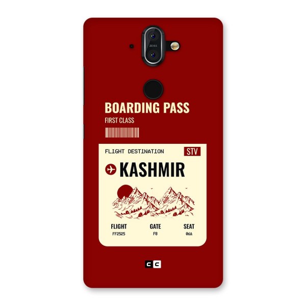 Kashmir Boarding Pass Back Case for Nokia 8 Sirocco