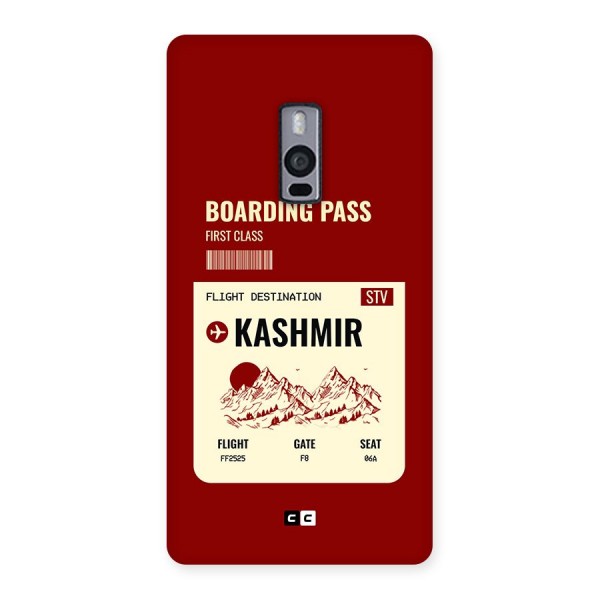 Kashmir Boarding Pass Back Case for OnePlus 2