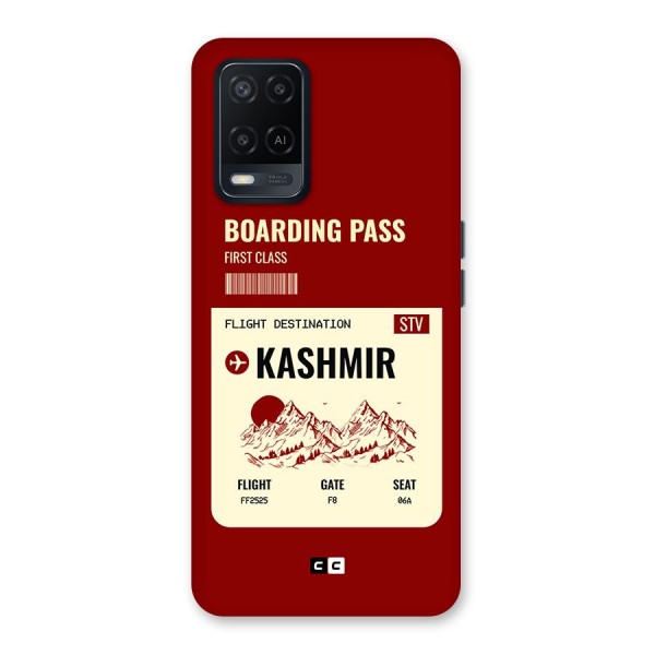 Kashmir Boarding Pass Back Case for Oppo A54