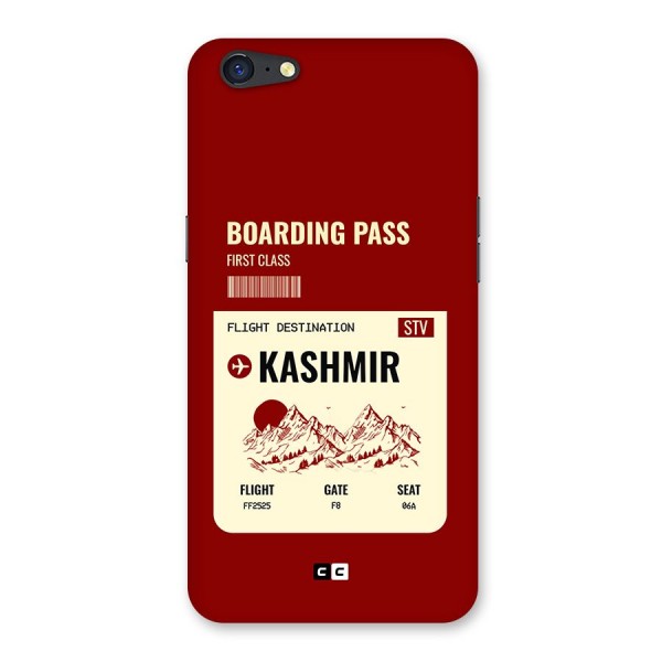 Kashmir Boarding Pass Back Case for Oppo A71