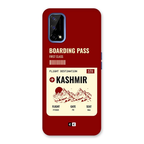 Kashmir Boarding Pass Back Case for Realme Narzo 30 Pro