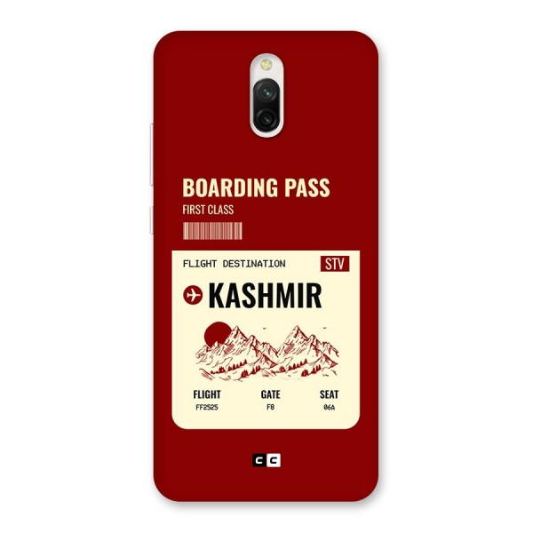 Kashmir Boarding Pass Back Case for Redmi 8A Dual