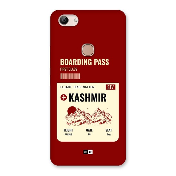 Kashmir Boarding Pass Back Case for Vivo Y83