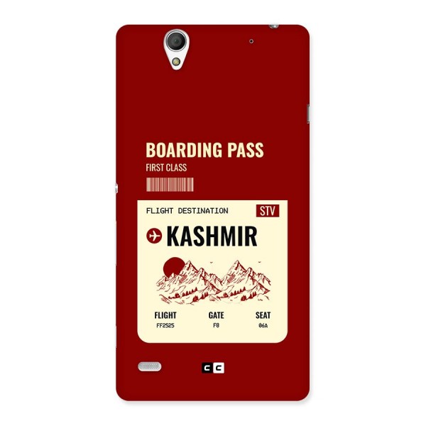 Kashmir Boarding Pass Back Case for Xperia C4