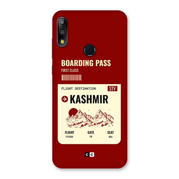 Kashmir Boarding Pass Back Case for Zenfone Max Pro M2