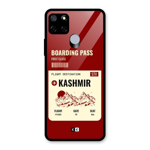 Kashmir Boarding Pass Glass Back Case for Realme C12